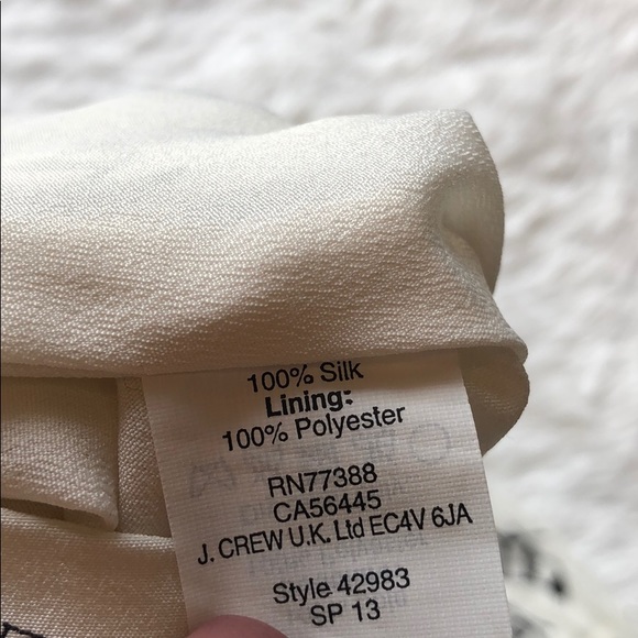 SOLD! J Crew Collection silk crepe shoe skirt - Picture 7 of 7